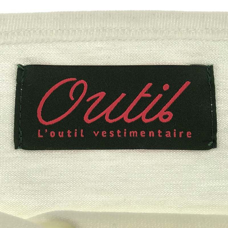 OUTIL / ウティ | 2024SS | TRICOT AAST バスクシャツ | 0 | ホワイト