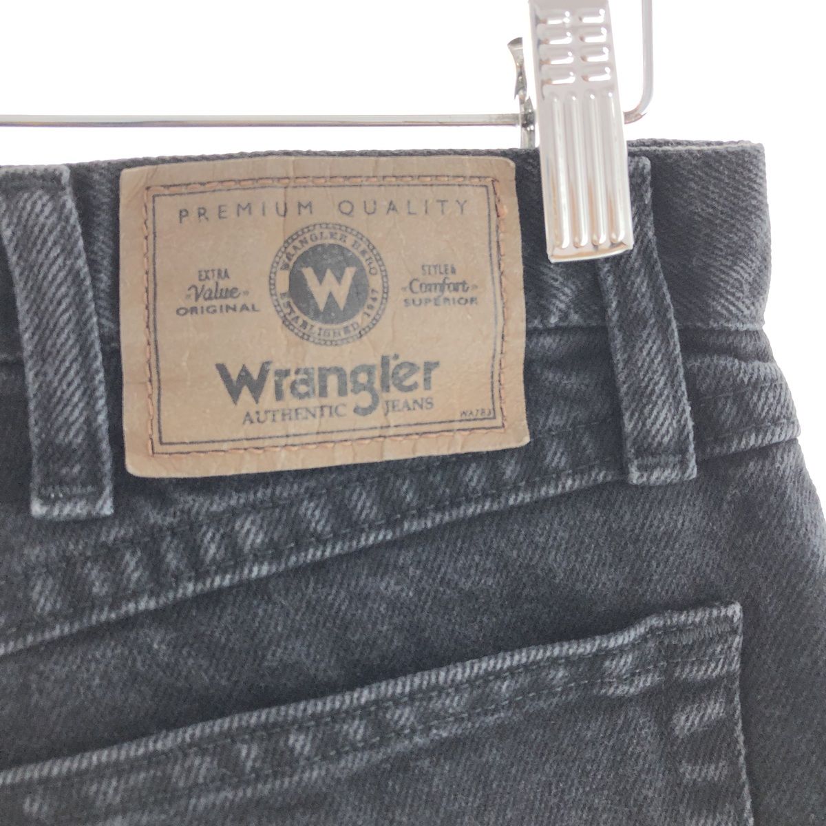 古着 90年代 ラングラー Wrangler ブラックデニム デニムパンツ メンズ ...