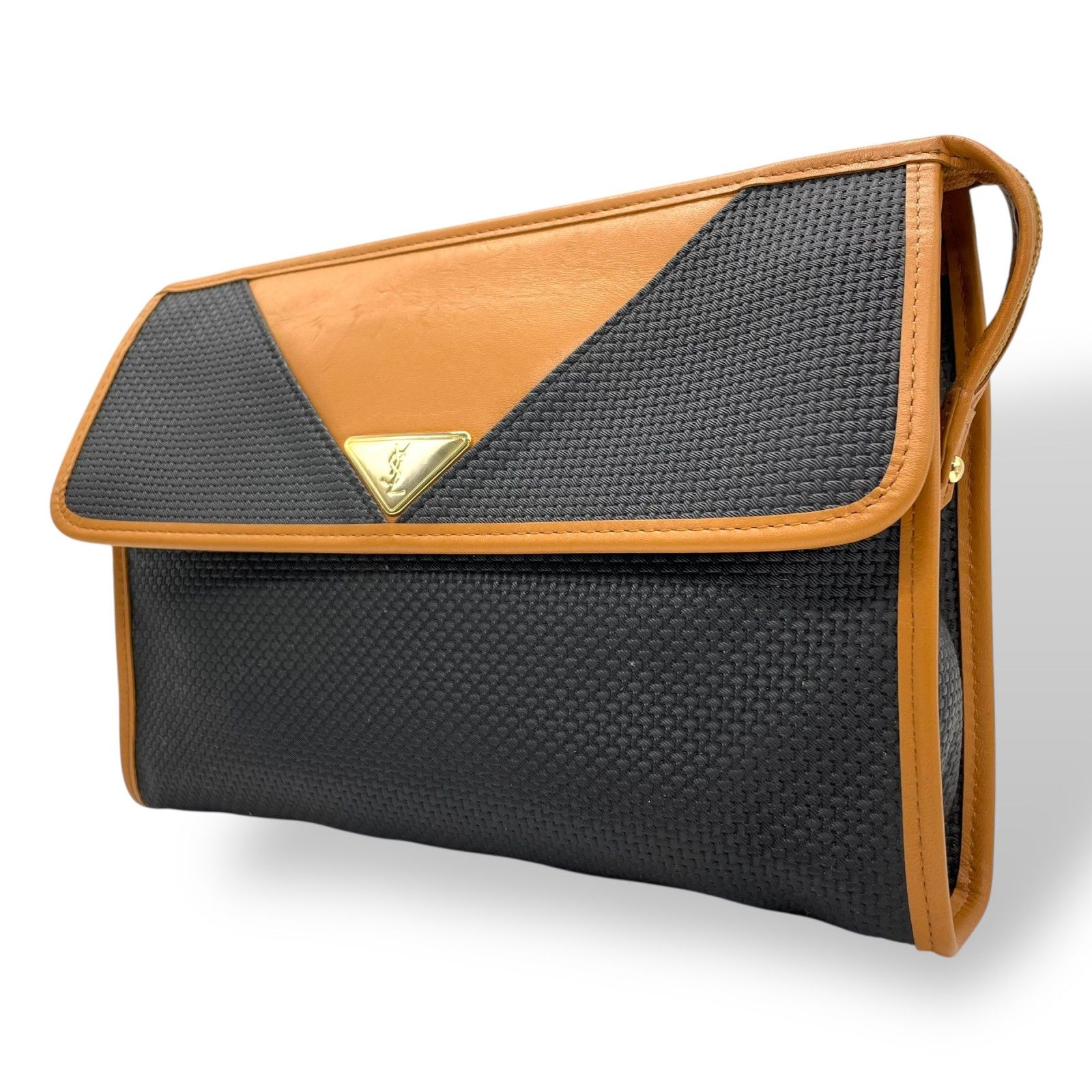 美品 Yves Saint Laurent イヴ サンローラン クラッチバッグ YSL 美品 Yves Saint Laurent イヴ サンローラン クラッチバッグ YSL
