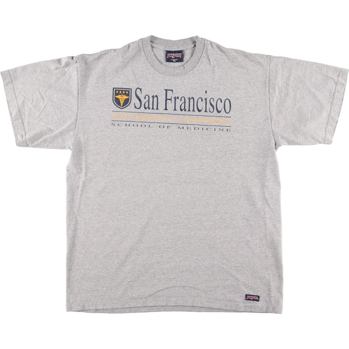 古着 90年代 ジャンスポーツ JANSPORT カレッジTシャツ USA製 メンズXL ヴィンテージ/eaa456350