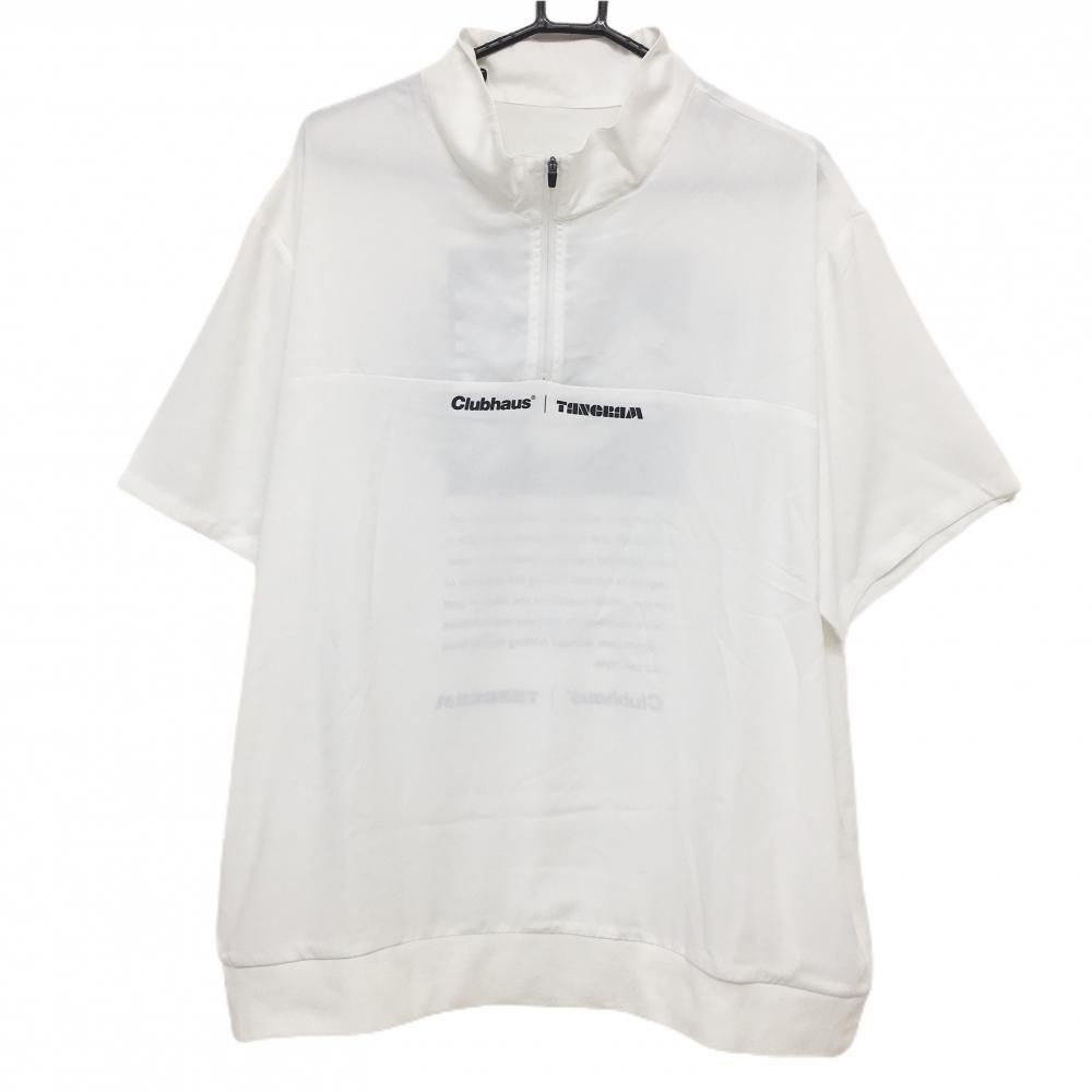 GOLFICKERS × TANGRAM TEE WHITE TGS-MT94