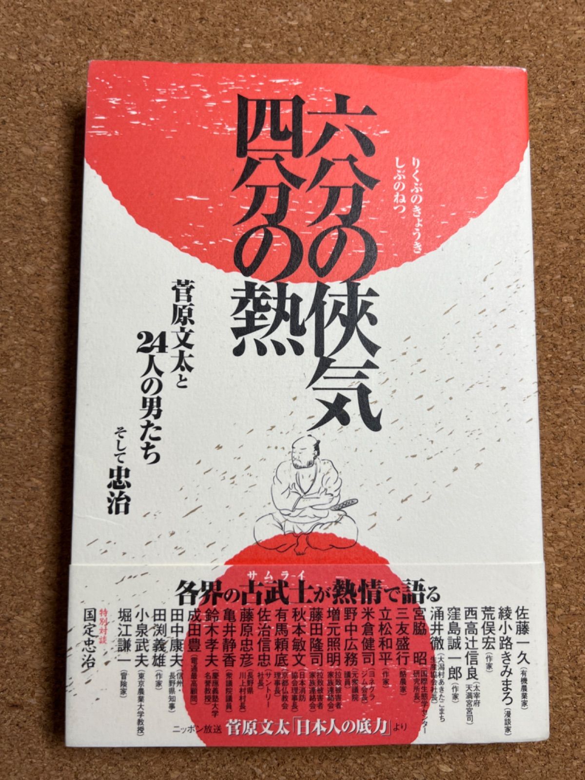 中古】六分（りくぶ）の侠気四分の熱 菅原文太と２４人の男たちそして