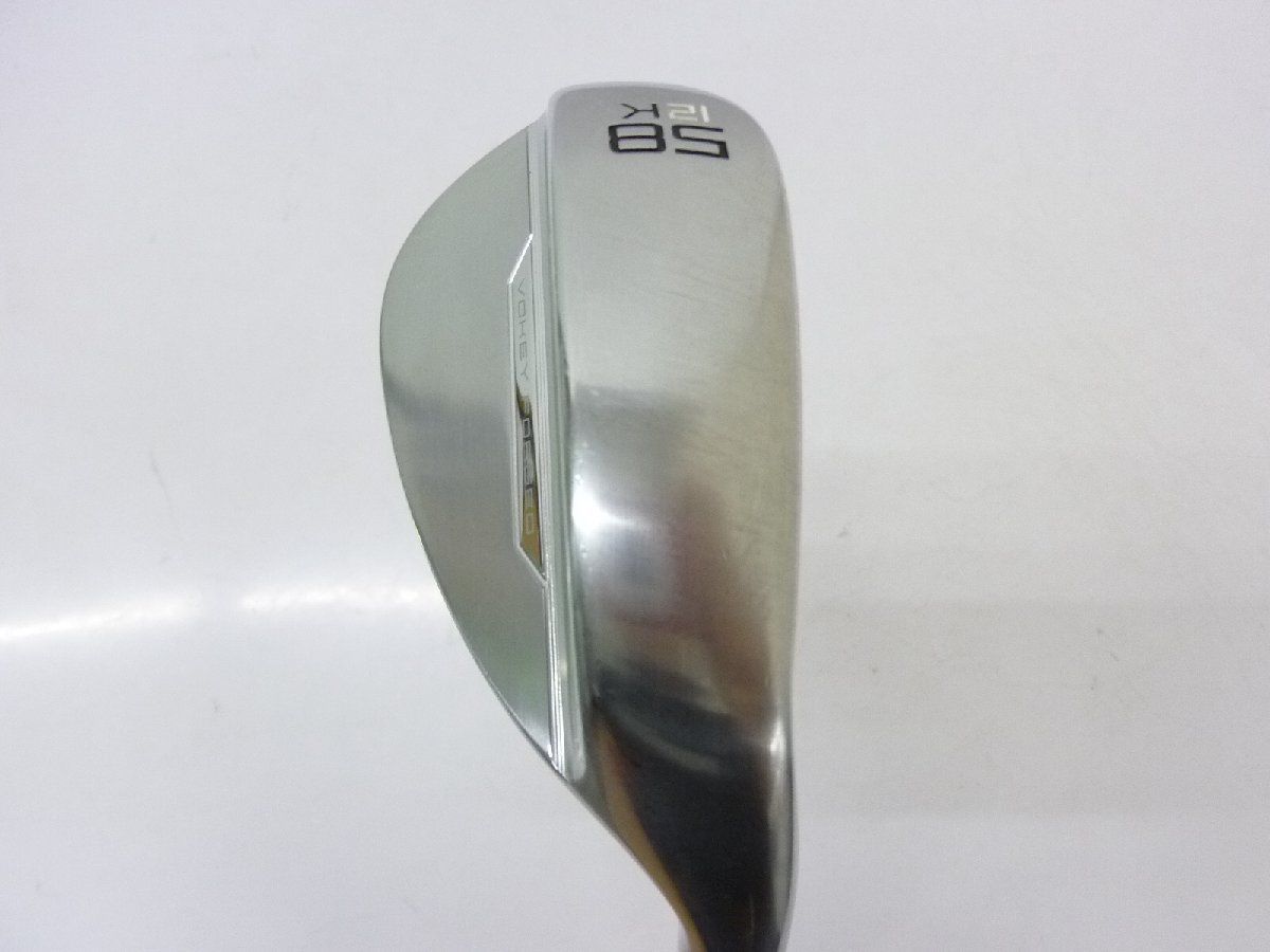 中古品 タイトリスト ボーケイフォージド ウェッジ 2023 58/12K DG S200 vokey