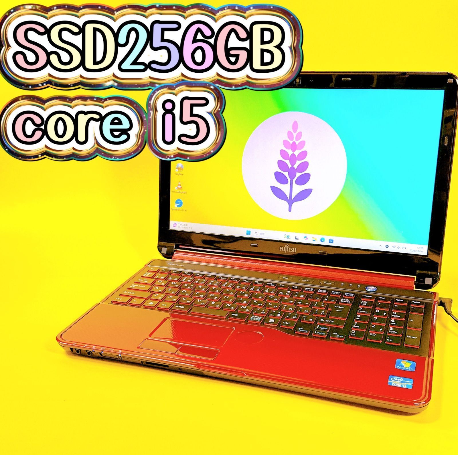 爆速SSD -Core i5搭載 ノートパソコン windows11 すぐ使える カメラ オフィス 初心者に最適 0d