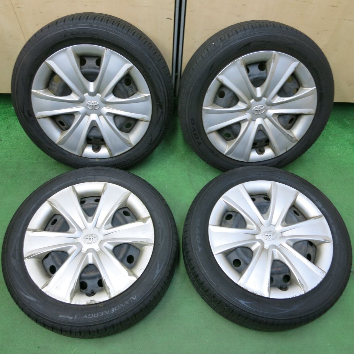 送料無料] バリ溝！21年！9.5分☆トヨタ 100系 ラクティス 純正 スチール 175/60R16 トーヨー ナノエナジー 3 プラス 16インチ  PCD100/4H☆4092006SYノ - メルカリ