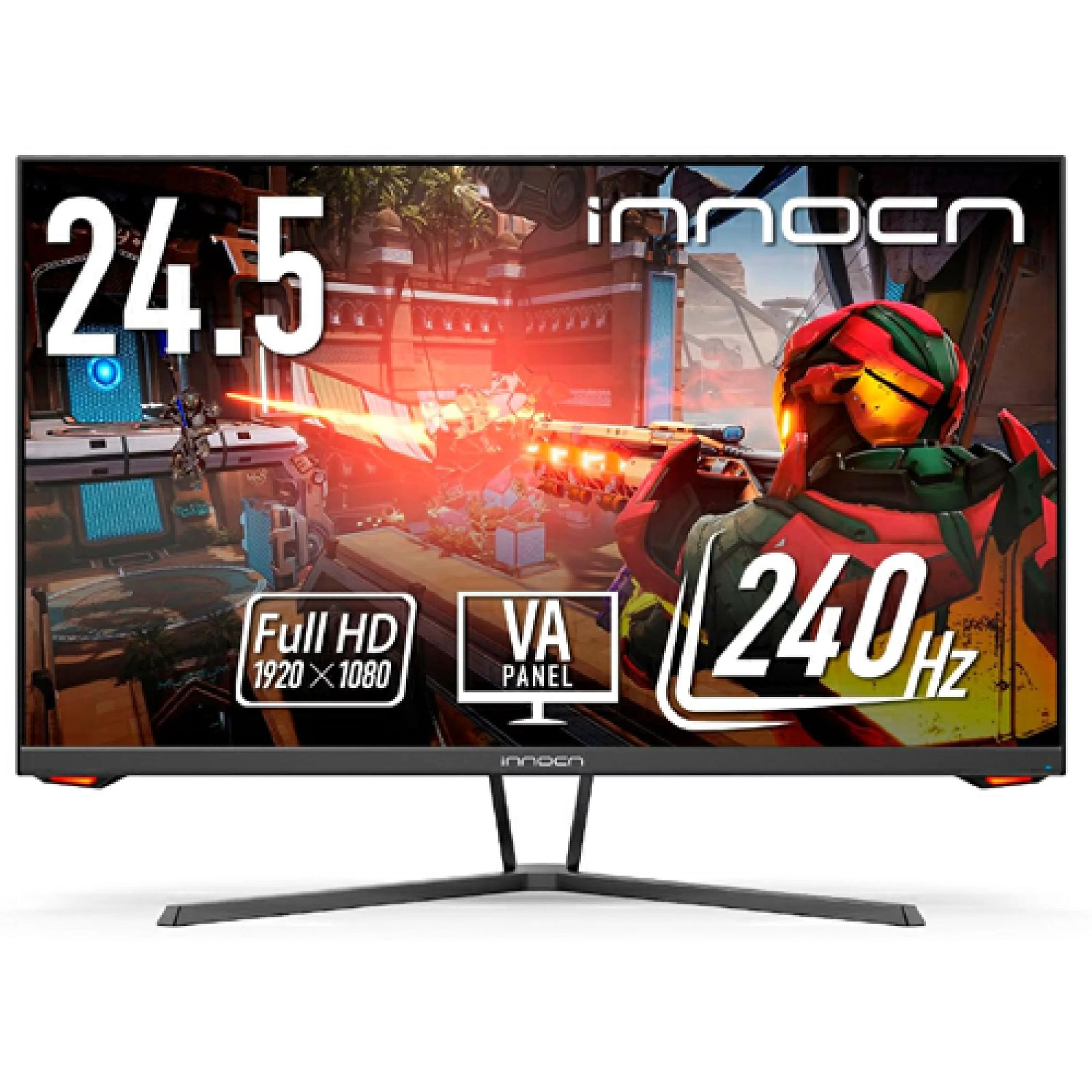 INNOCN 25G1H 24.5型ゲーミングモニター 240Hz Display Portx2 HDMIx2