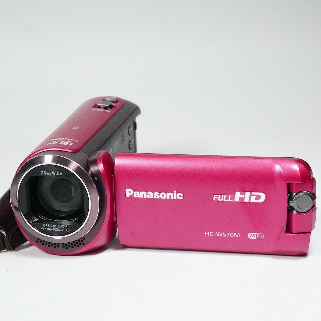 Panasonic パナソニック HC-W570M ピンク 動作OK 返金保証 /1766