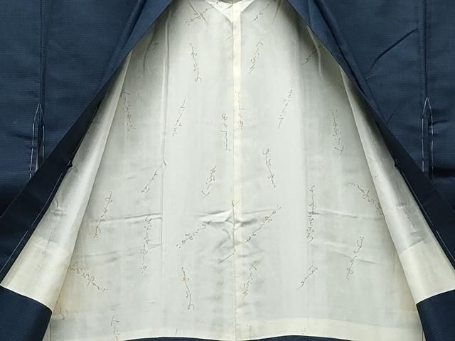 平和屋着物○上質な紬 アンサンブル 120亀甲 正絹 逸品 CAAW3743vf