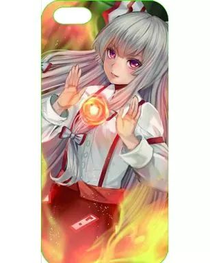 [Used] Doujin Mobile, PC, Game Accessory Related [Touhou Project] iPhone 5/5S Case Fujiwara Meiko (Kaomame) /Ah Saikai (Oh So Kai)