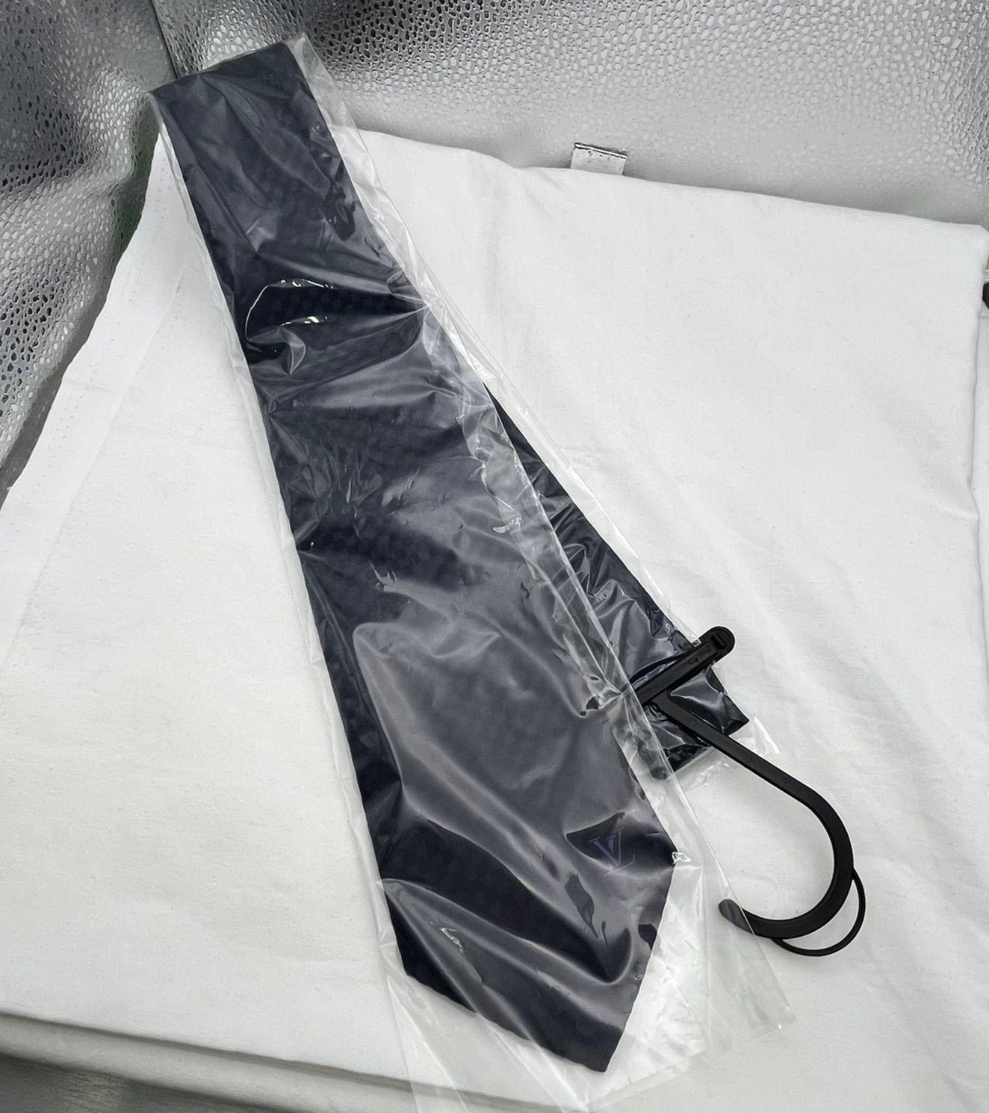 ▽LOUIS VUITTON ルイヴィトン ネクタイ マイクロダミエ 00812