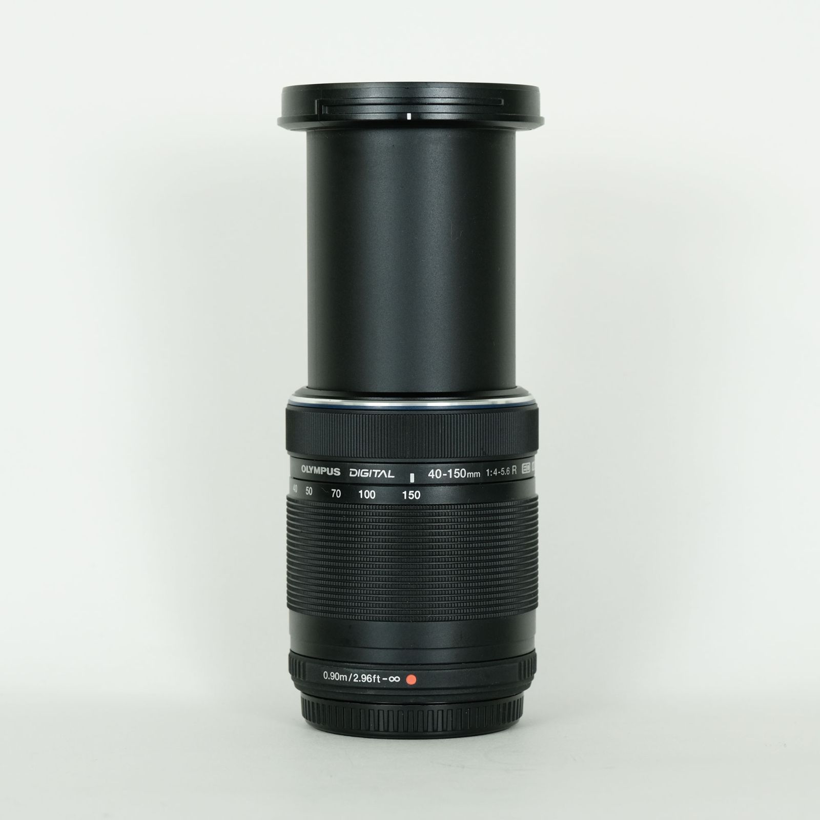 【未使用美品OLYMPUS レンズ 40-150mm Rおそらくフラッシュ？付き OLYMPUS M.ZUIKO DIGITAL 40-150mm F4-5.6
