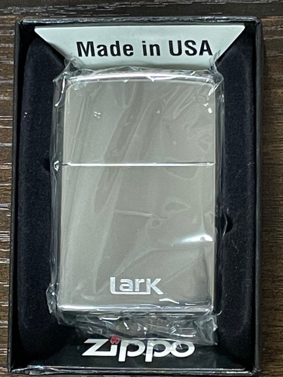zippo LARK SILVER 限定品 ラーク シルバー 2009年製 Lark タバコ銘柄 
