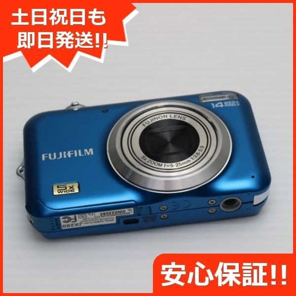 超美品 FinePix JX280 ブルー 即日発送 FUJIFILM デジカメ デジタル