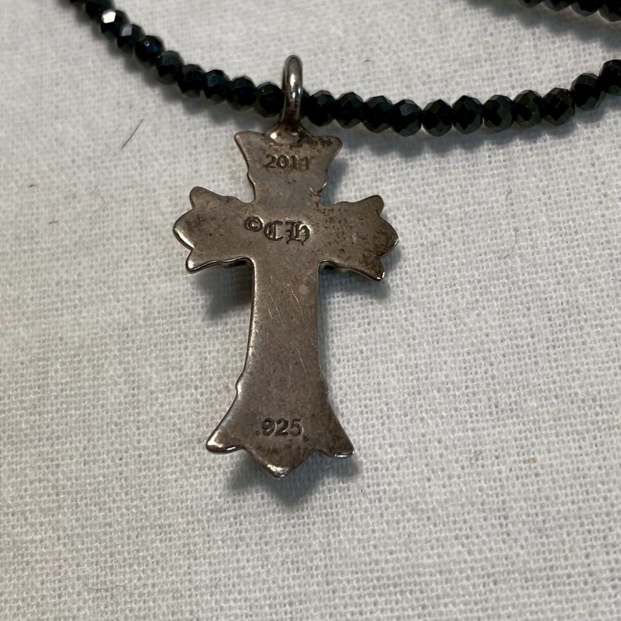 hrome heartsクロスデザイン ペンダントトップ CHROME HEARTS クロムハーツ（原本有） TINY CH CROSS タイニー