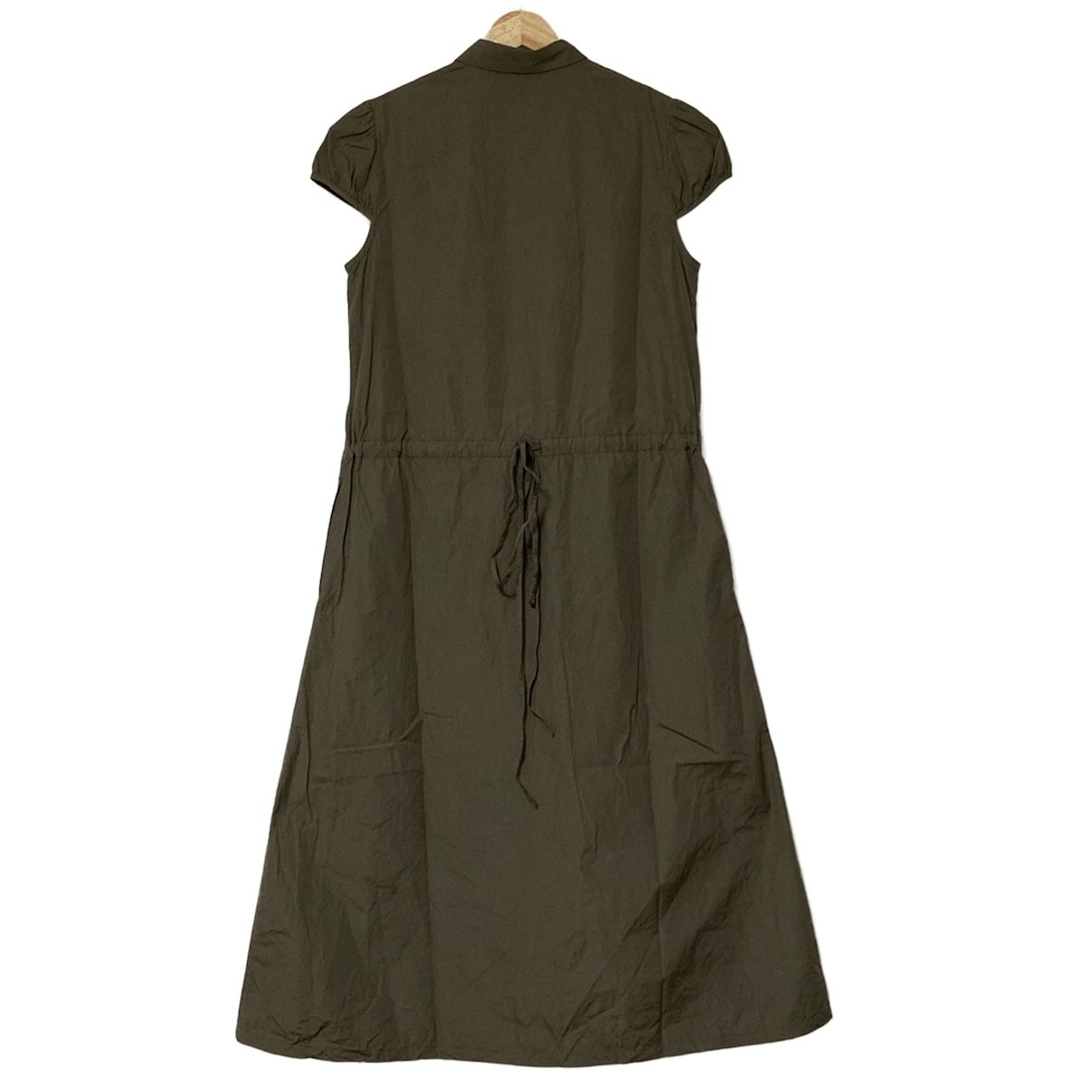 MHL,マーガレットハウェル　シャツワンピース　size Ⅰ カーキ　オリーブ 1【MARGARET HOWELL MHL / マーガレットハウエルエムエイチエル