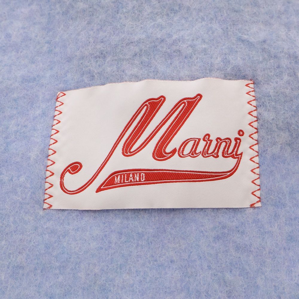 MARNI (マルニ) 23AW ブランドロゴ ワッペン アルパカ フリンジ