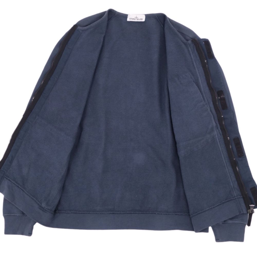 STONE  トレーナー ジップアップ L 古着 美品 ストーンアイランド STONE ISLAND スウェット トレーナー