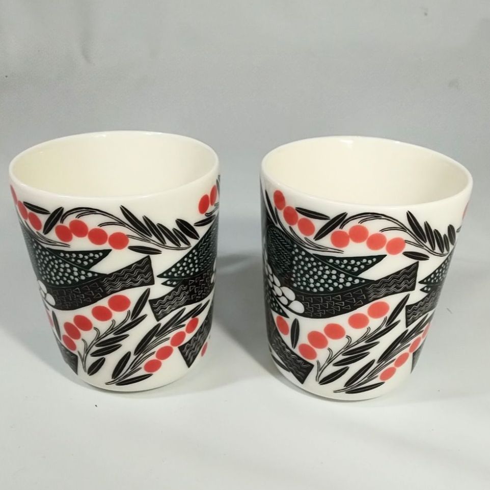 美品】マリメッコ Kiiruna（キールナ）/ライチョウ マグカップ 《NO