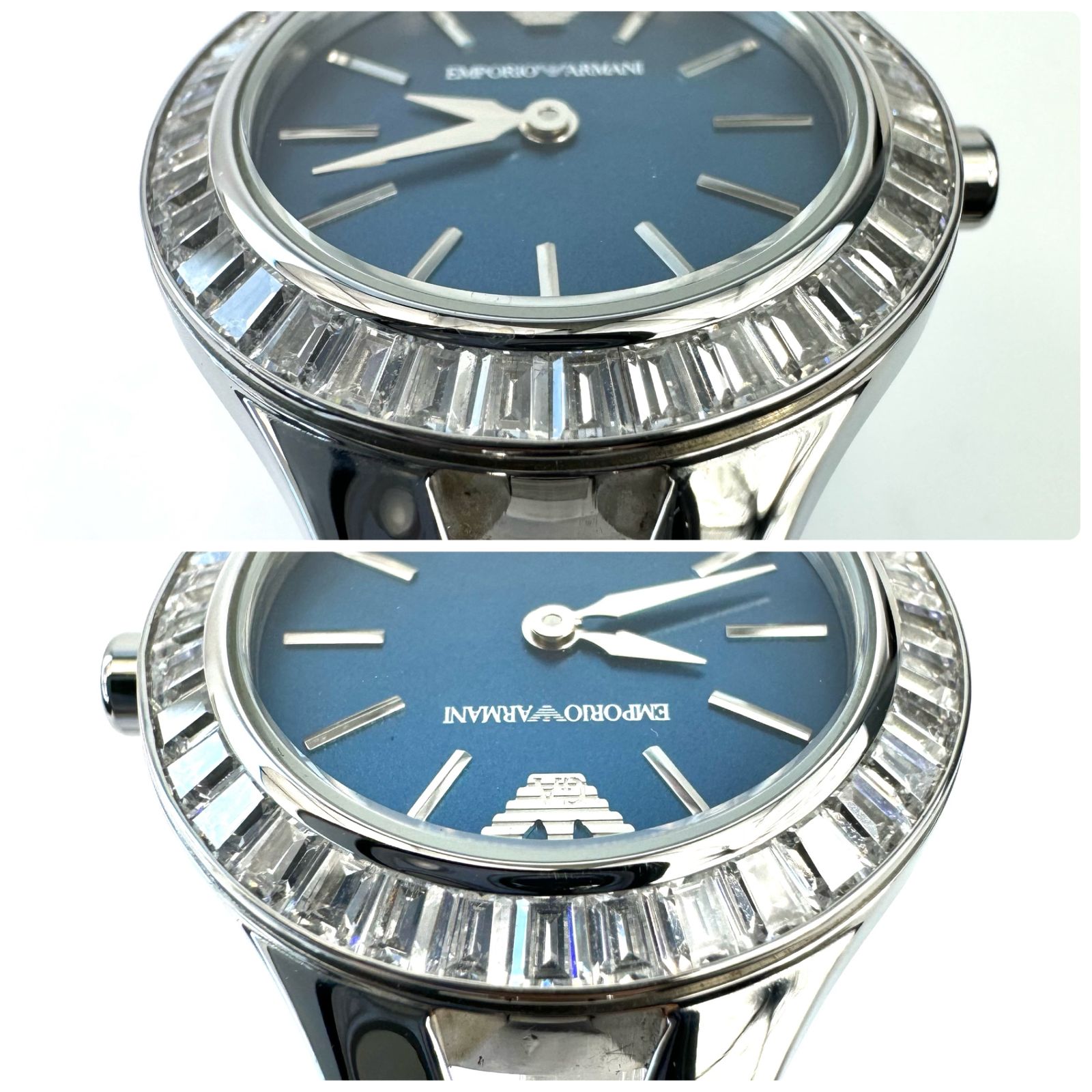 美品】エンポリオアルマーニ EMPORIO ARMANI AR-7330 クォーツ 2針 