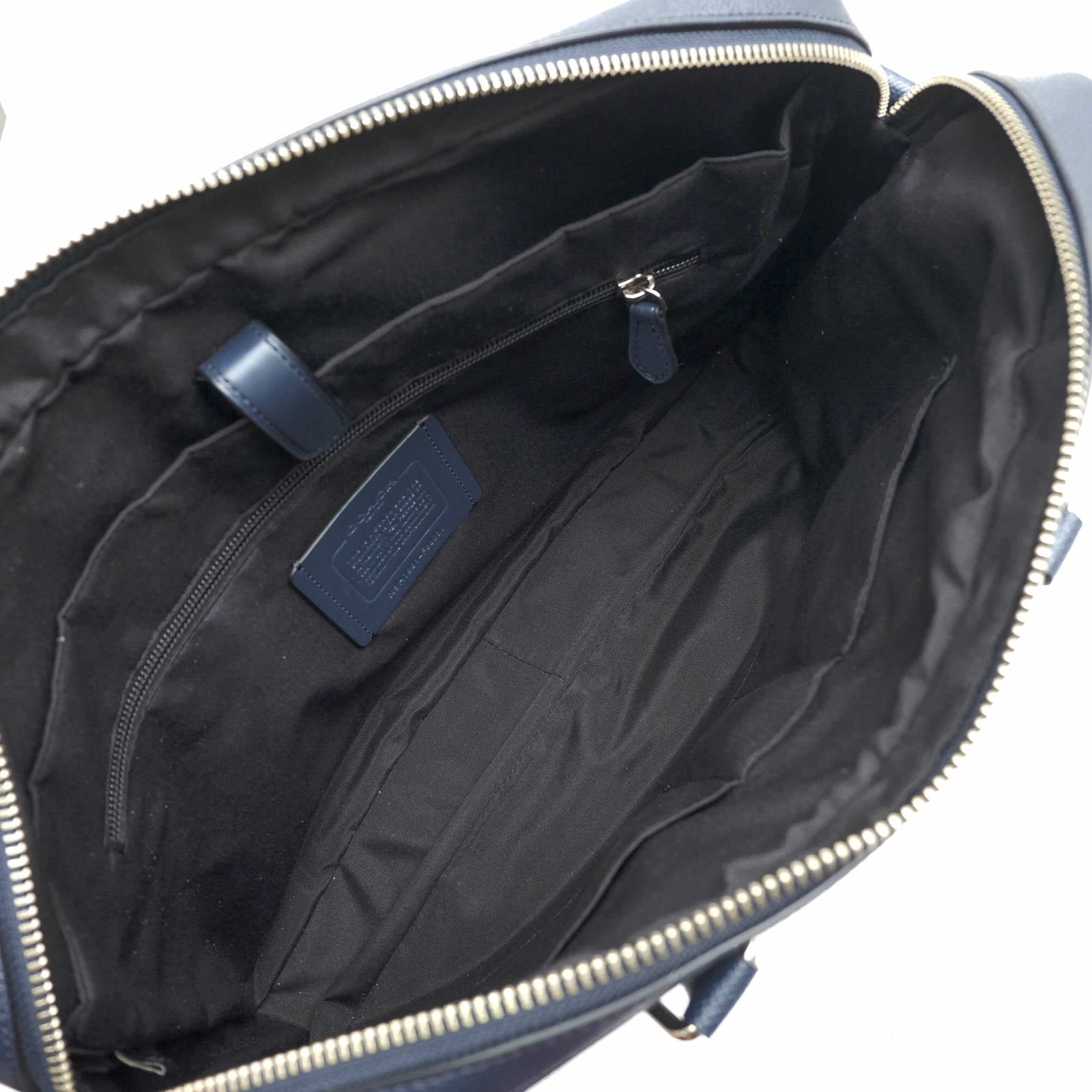 COACH ビジネスバッグ 本革 レザー ネイビー メンズ コーチ／COACH