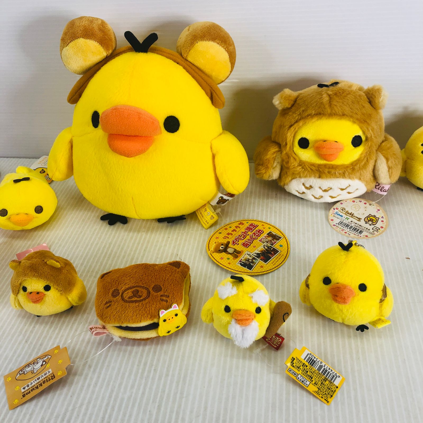 ほぼ タグ付】リラックマ キイロイトリ てのりぬいぐるみ まとめ