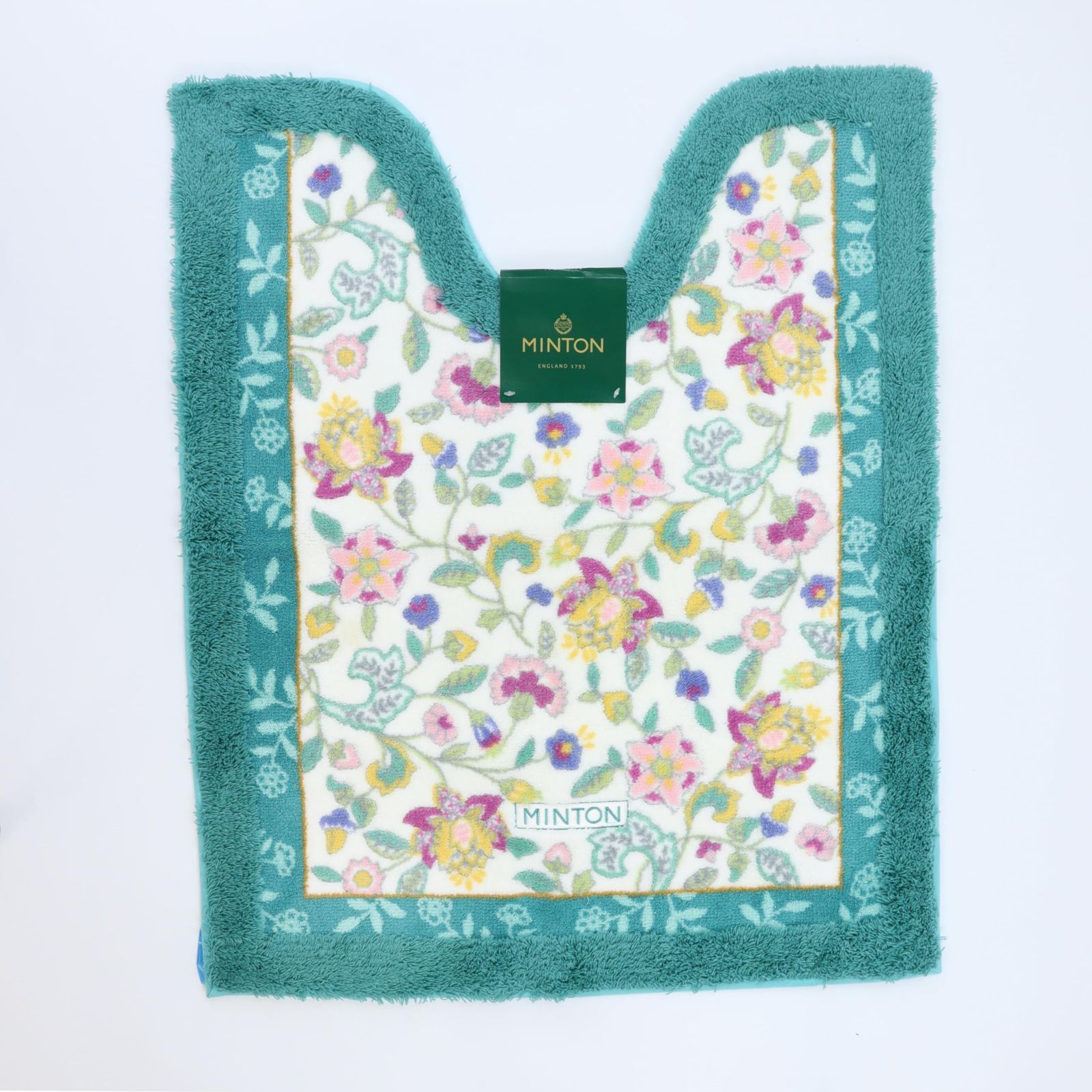 ハドンホール グリーン トイレマット 約80X65cm ミントン FT5591 MINTON 大判 川島織物セルコン ロング
