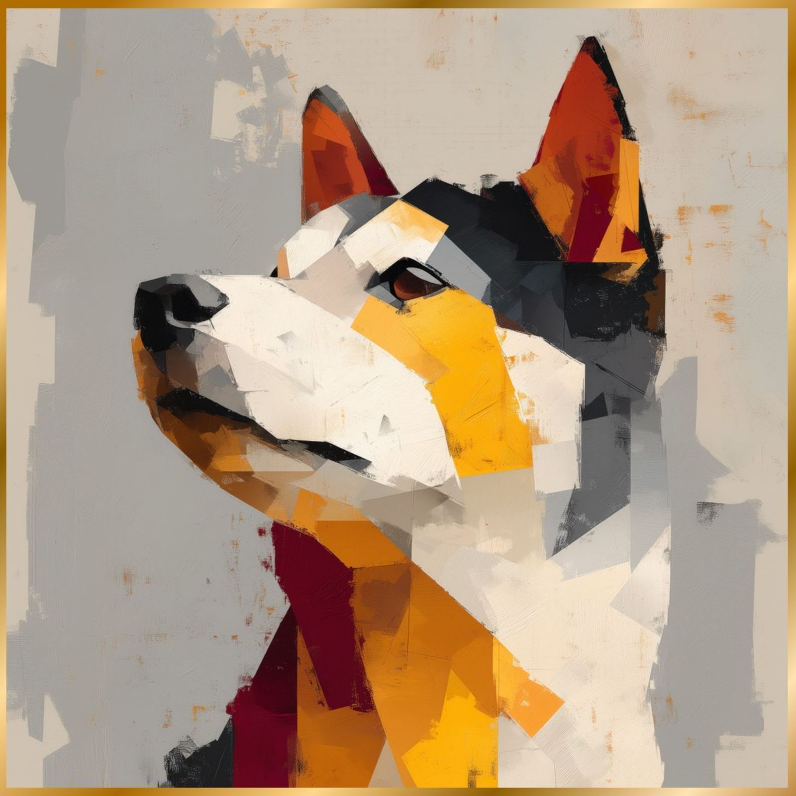 Color Symphony: Shiba Inu Dog Edition】柴犬・豆柴・幾何学
