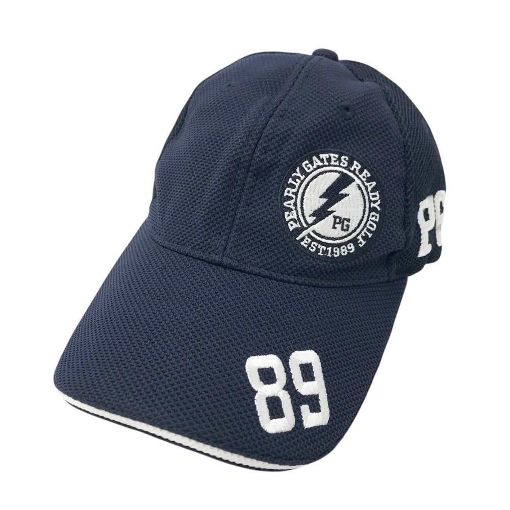 PEARLY GATES パーリーゲイツ メッシュキャップ ネイビー系 FR