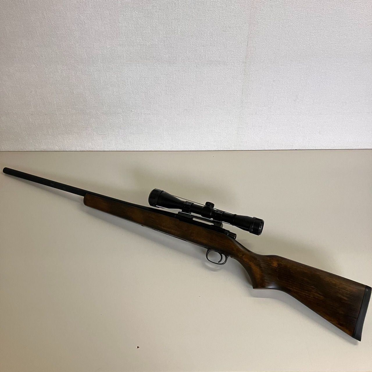 GI3 現状品 S＆T AIR SPORTS GUN エアースポーツガンシリーズ MODEL700 エアーコッキングライフル リアルウッド MARUI ライフルスコープ付 中国製 収納バッグ付き 動作未 トリガー反応 済み