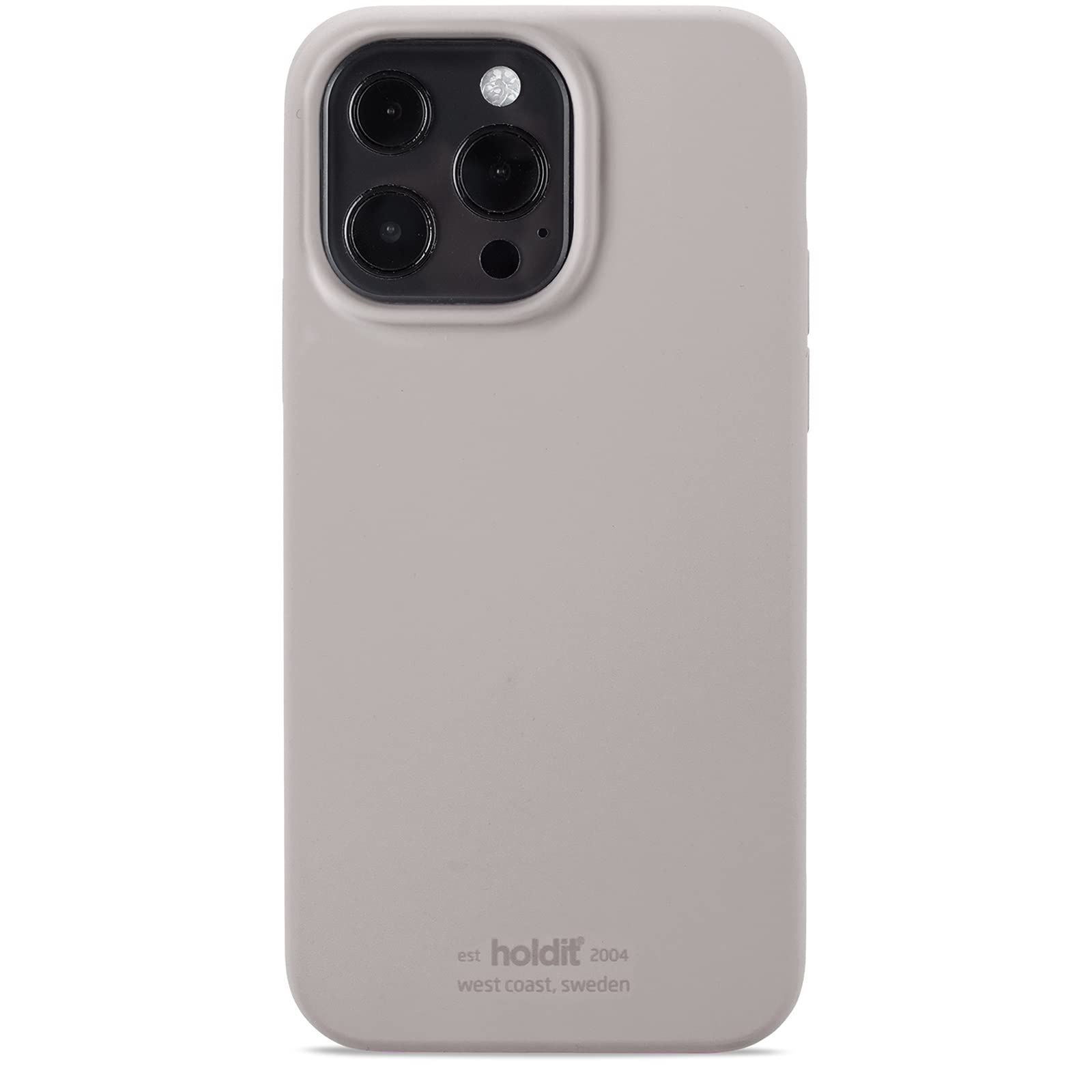 HOLDIT スマホケース (iPhone 13 pro/トープ) 指紋がつかない スマホ ケース カバー (シリコン/マット加工/ワイヤレス充電可能) iphone13pro iphoneケース [トープ] [iPhone 13 Pro]