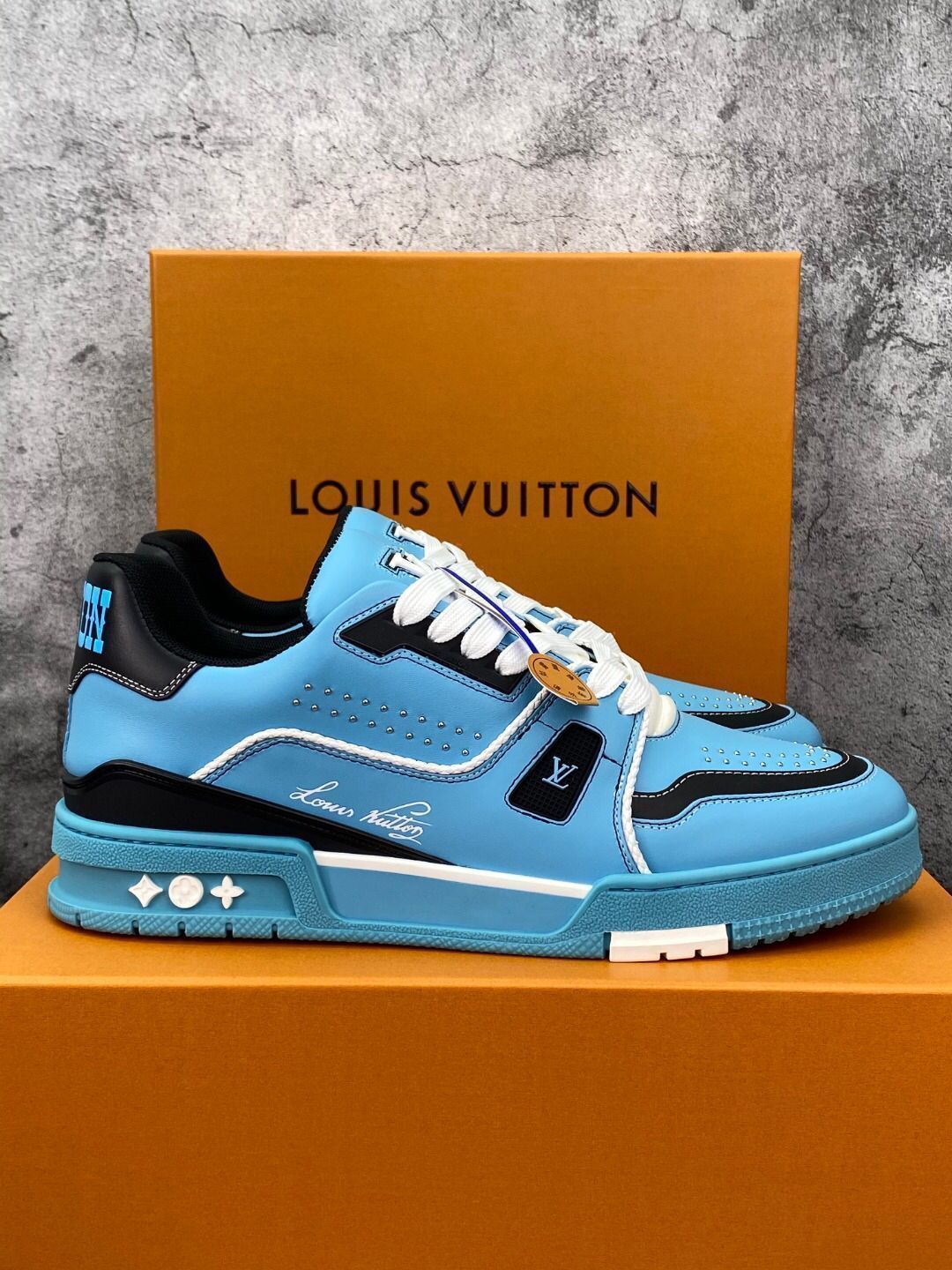 Louis Vuitton trainer カップルカジュアルスニーカー
