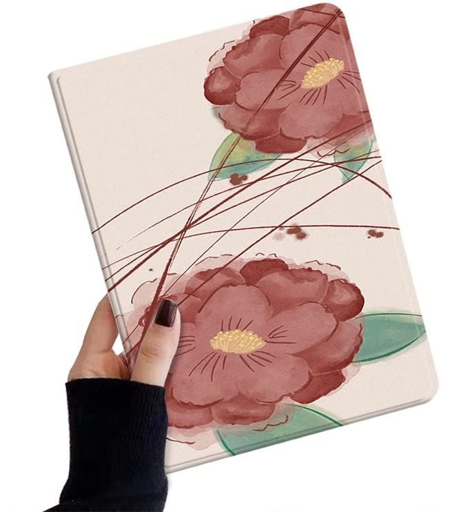 【在庫処分】pencil カバー 収納可能 ブック式 アイパッド iPad iPad 第6世代 第5世代 ケース 9.7 インチ Air2 カバー Air おしゃれ 女性 iPad5 柄物 イラスト iPad6 印刷 花柄 スタンド機能 カバー(iPad6/i