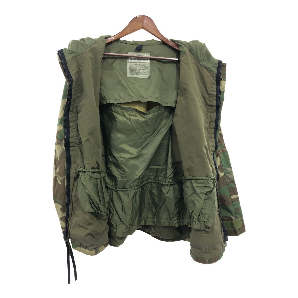 90年代 米軍実物 U.S.ARMY GEN1 ECWCS GORE-TEX パーカー ジャケット ミリタリー ウッドランドカモ (メンズ  XL-REG) 中古 古着 Q0496