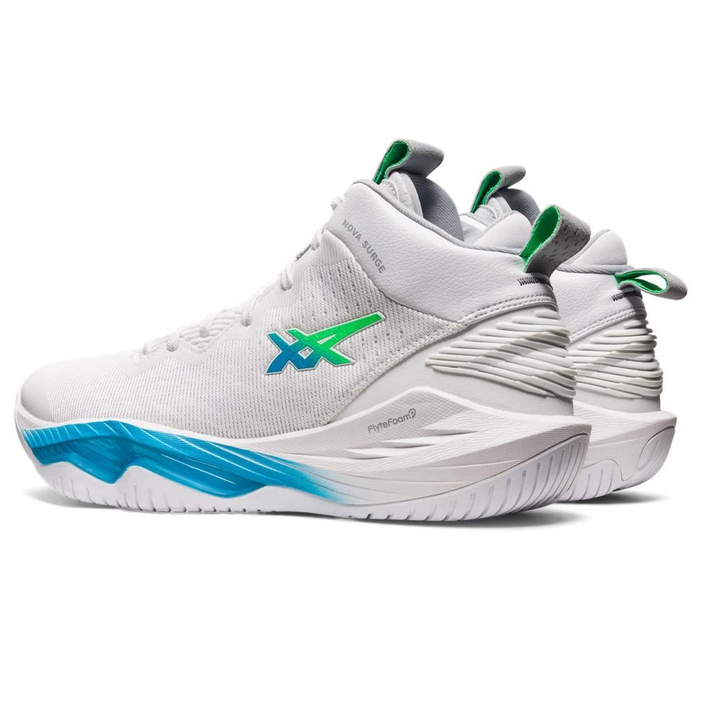 アシックス バスケットボールシューズ NOVA SURGE 2 メンズ 102 ホワイト|アイランドブルー 27.0 cm 2E 102 ホワイト|アイランドブルー 27.0 cm 2E