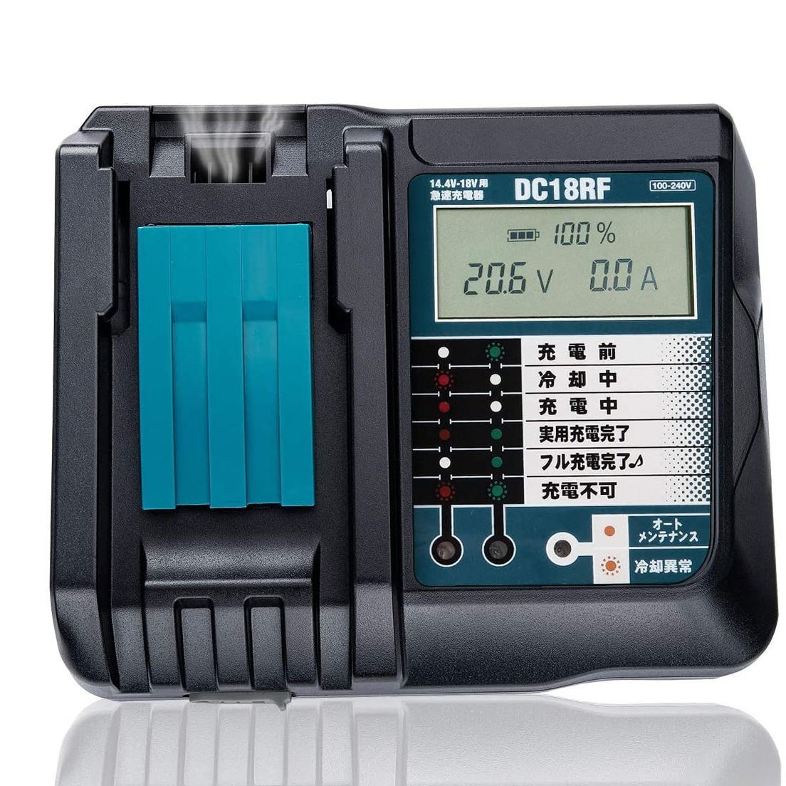 DC18V充電器 マキタ14.4Ｖ/18Ｖ互換充電器 液晶パネル付き、一目瞭然 Amazon.co.jp: DOSCTT 互換 マキタ充電器 DC18RF 液晶パネル付き