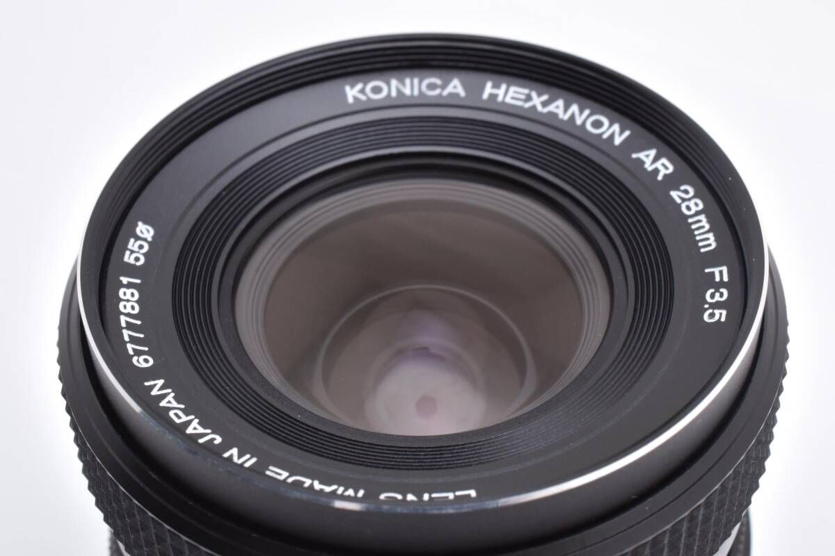 ☆希少 / 極上品☆ コニカ KONICA HEXANON AR 28mm F3.5 単焦点【金属