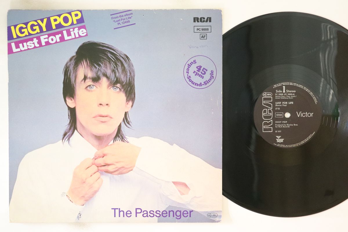 流行り の ブランド - 2024年おすすめのアイテム満載 / Life For Lust Pop Iggy 独LP The RCA PC9888 Passenger その他