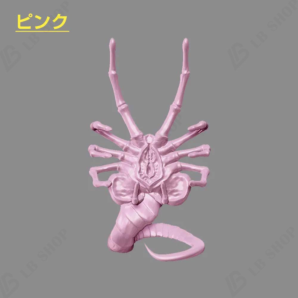 新品 スマホスタンド 3D印刷 フェイスハガー スマホスタンド 虫飾り