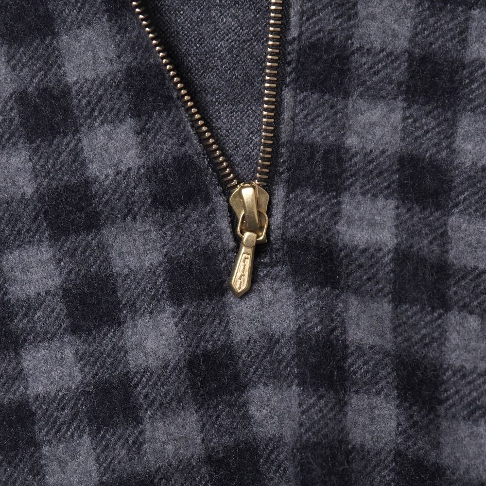 □美品□Drawer ドゥロワー ワンピース サイズ38 ノーカラー チェック  