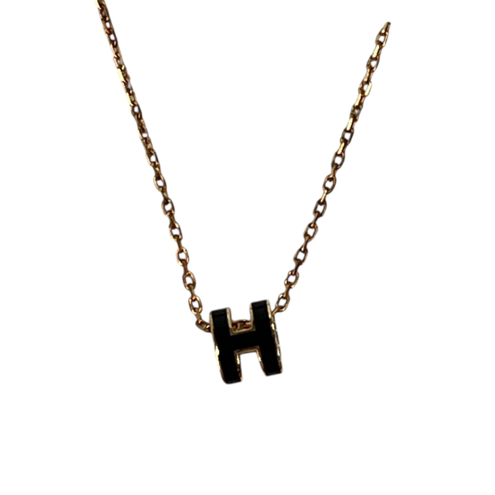 ○極美品 エルメス HERMES Mini Pop H ミニポップH ブラック