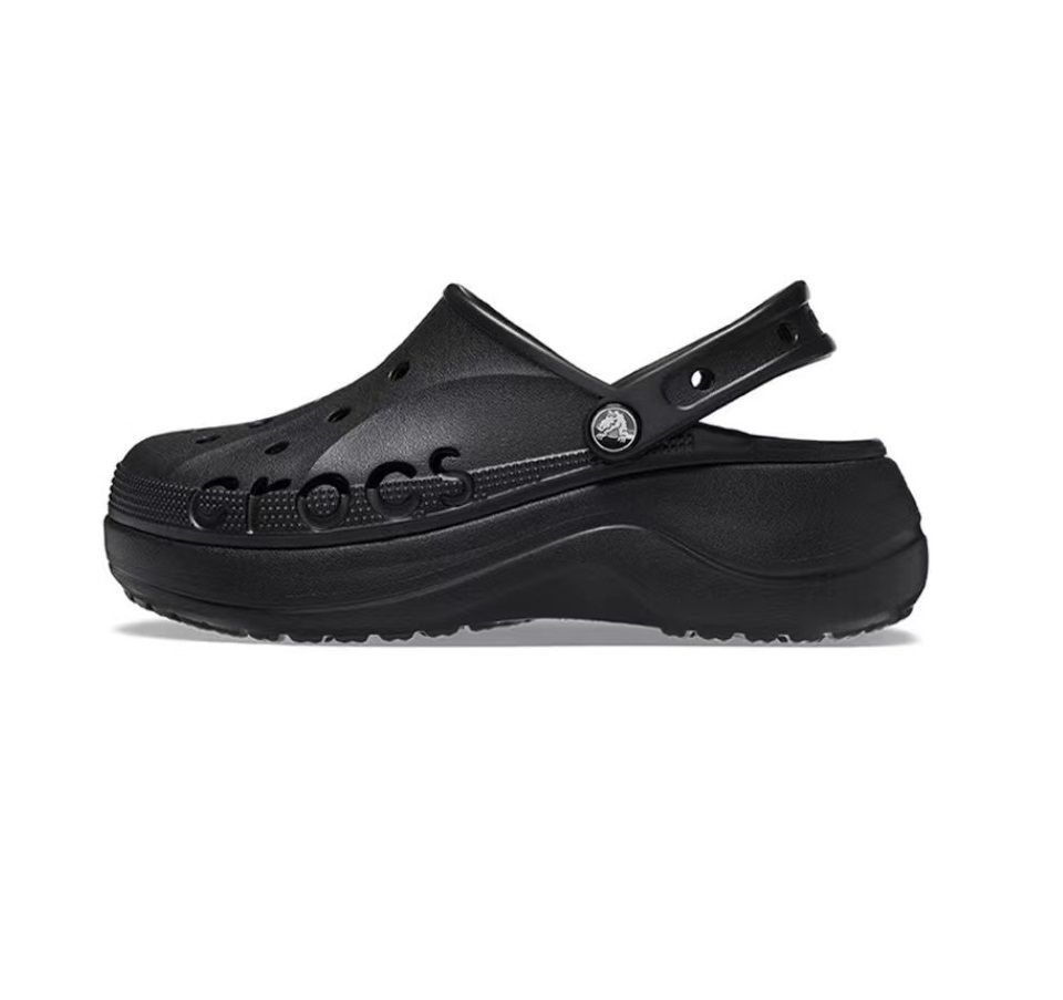 新品✨ CROCS クロックス バヤ クロッグ  Baya 厚底 サンダル sport スポーツ レディ一ス メンズ men women 21 22 23 24 25 26 27 28 29cm ブラック 黒 black