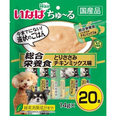 いなば ちゅーる 総合栄養食 とりささみ チキンミックス味 14g×20本入り 1ケース16袋
