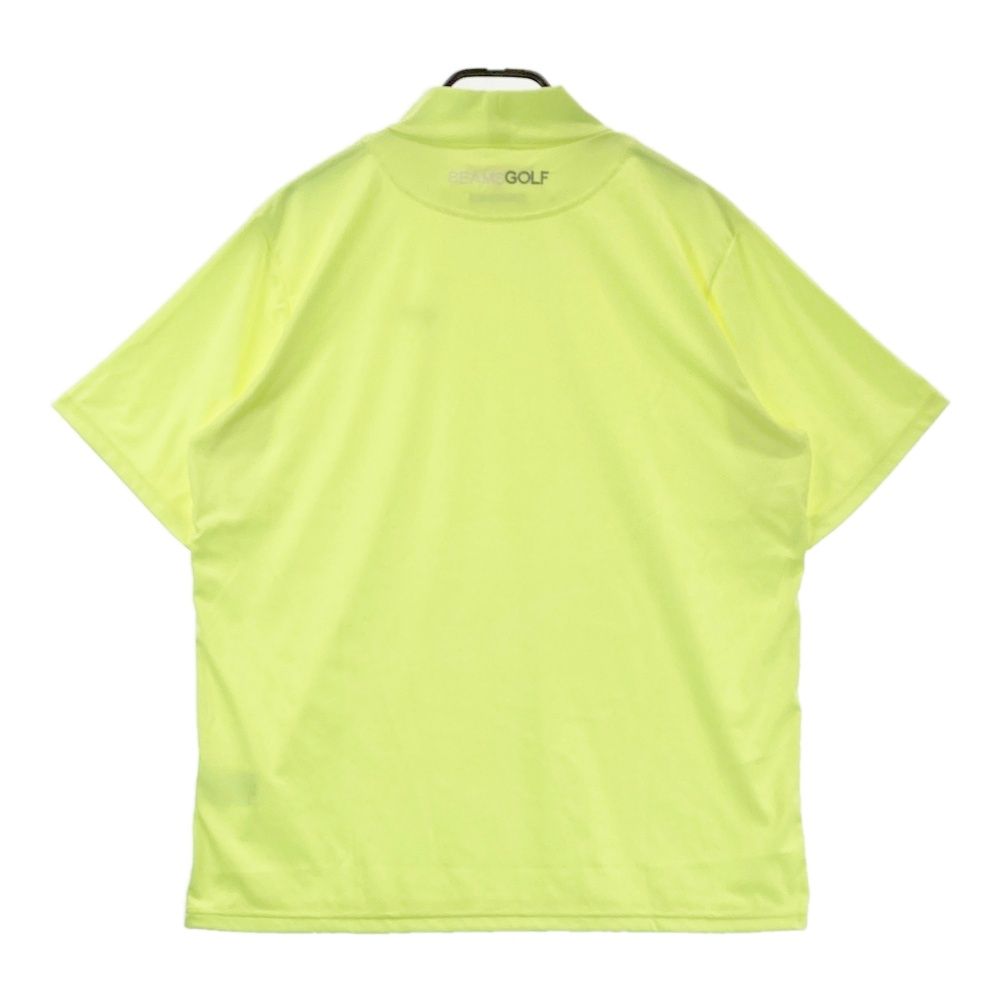 サイズ L BEAMS GOLF ビームスゴルフ モデル ハイネック半袖Tシャツ イエロー系 240101474522 ゴルフウェア メンズ ストスト