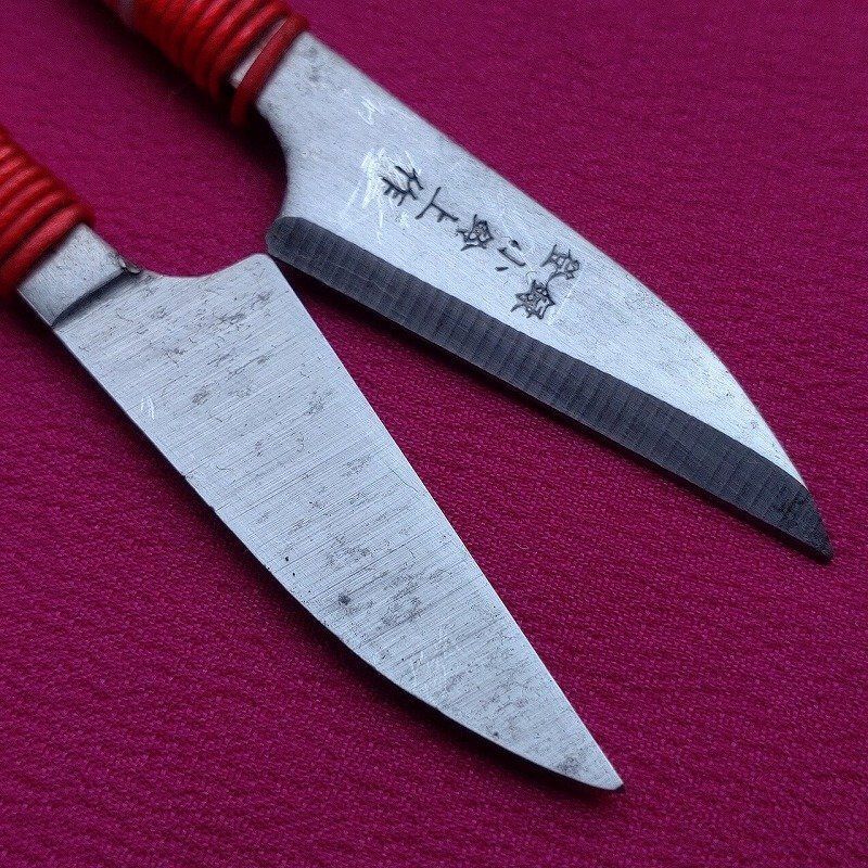 糸切鋏 小鈴 上作 全長約107㎜ 糸切りばさみ 和鋏 握り鋏 刺繍鋏