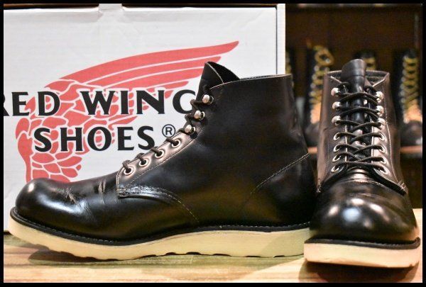 Red Wing アイリッシュセッター8165　犬タグ　 黒 8.5D 箱付 美品 犬タグ復刻 18年】レッドウィング 8165 アイ