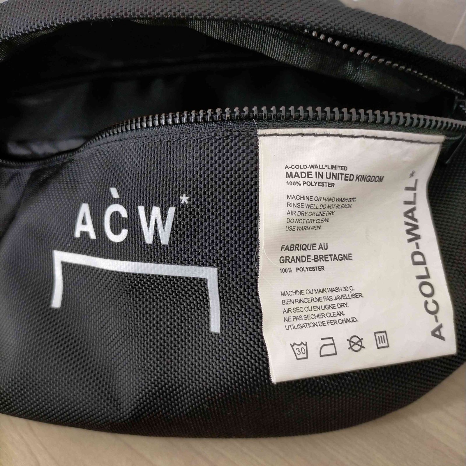アコールドウォール A-COLD-WALL フロントロゴ ウエストポーチ メンズ 