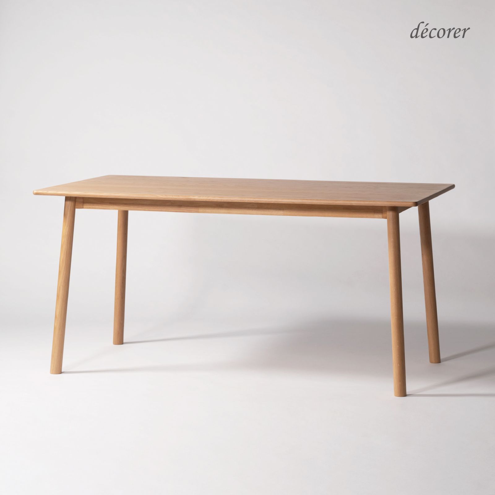 【新作】Oak dining table 150 No.16 / オークダイニングテーブル【幅150 奥行80 高72 : 3色】 北欧 スタイル オーク 長方形 四角 モダン ナチュラル 木製 天然木 デスク ダイニング リビング テーブル 【送料込み】