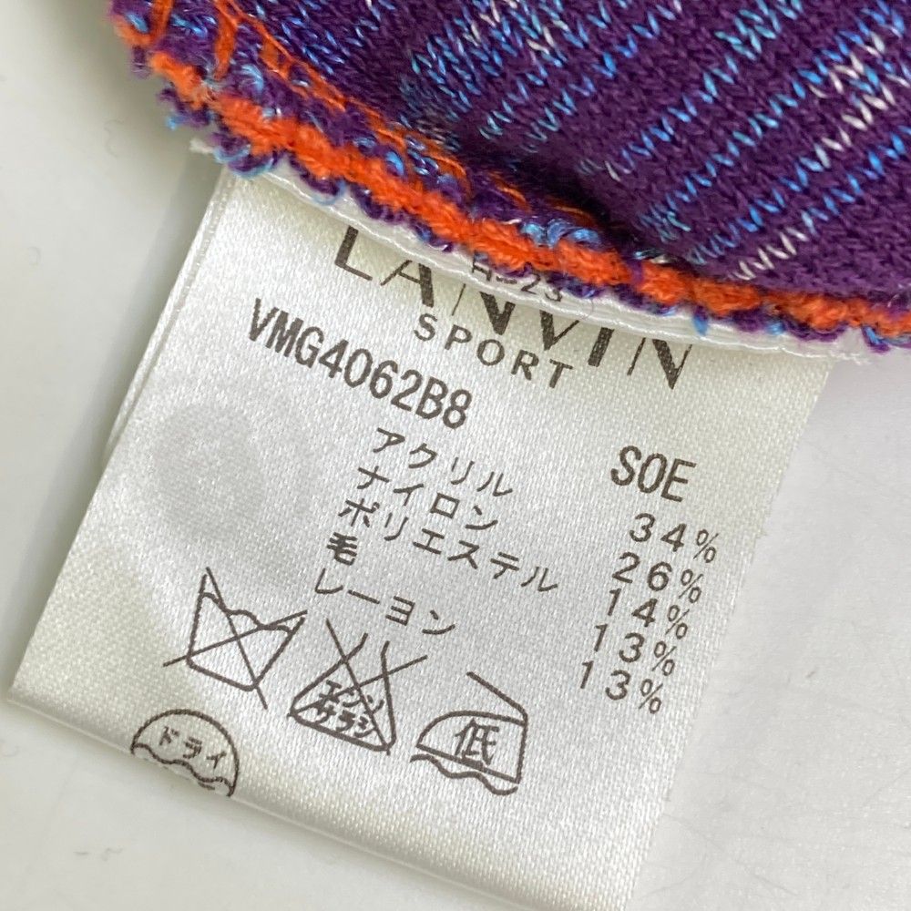 サイズ：38 LANVIN SPORT ランバン スポール ニットセーター 総柄