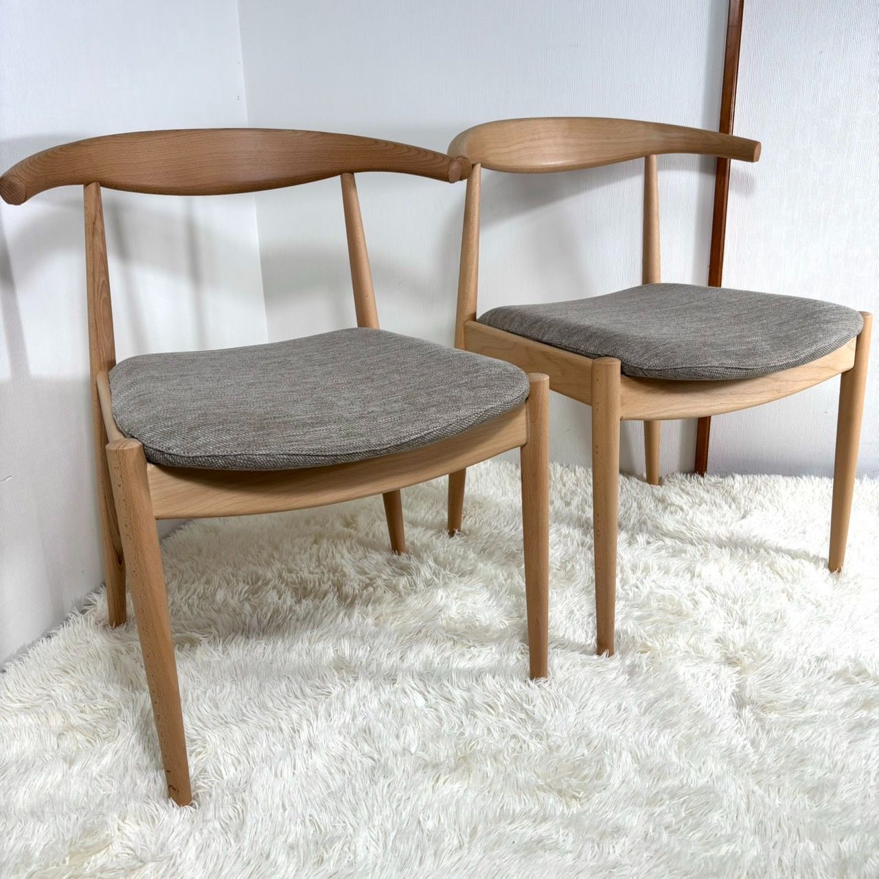 ニトリ N チェア C-01D 2脚セット NITORI