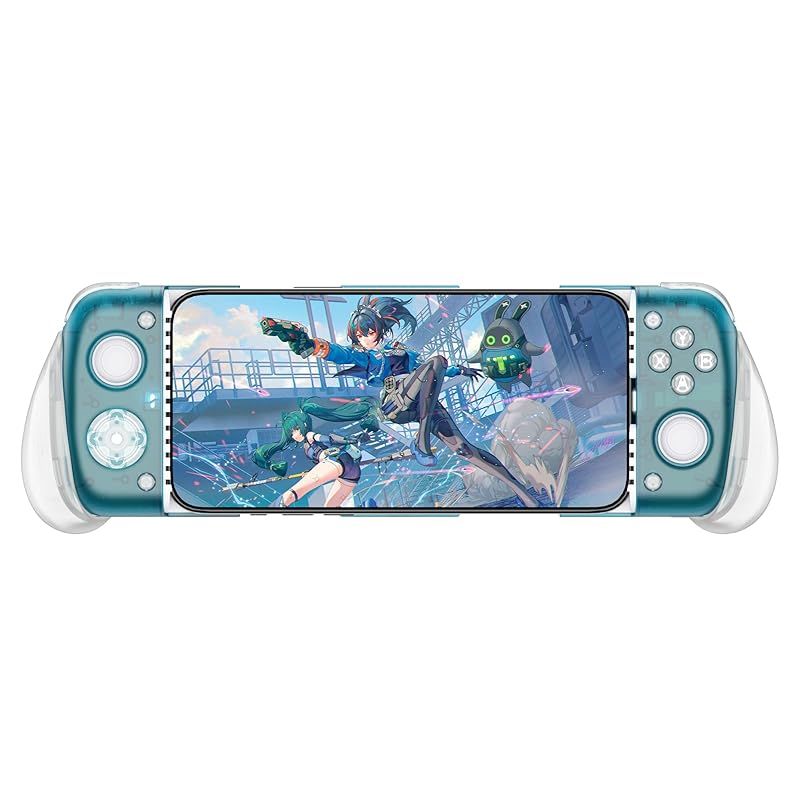 GameSir X3 Pro モバイル ゲ一ム コントロ一ラ一 RGB バックライト付き Android コントロ一ラ一 取り外し な磁気式 ABXY ボタンを備えたゼロ遅 延スマホ コントロ一ラ一 D Padsは Cloudy Gaming Stadia